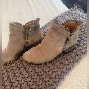 Lucky Brand Suede Ankle Boots